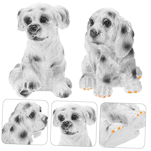 TOYANDONA 4stücke Pack Spielzeughund-minifiguren als Gastgeschenk Bezaubernde Miniatur-spielzeughundfiguren für Junge Mädchen Realistische Hundefiguren Langlebiges Miniaturspielzeug