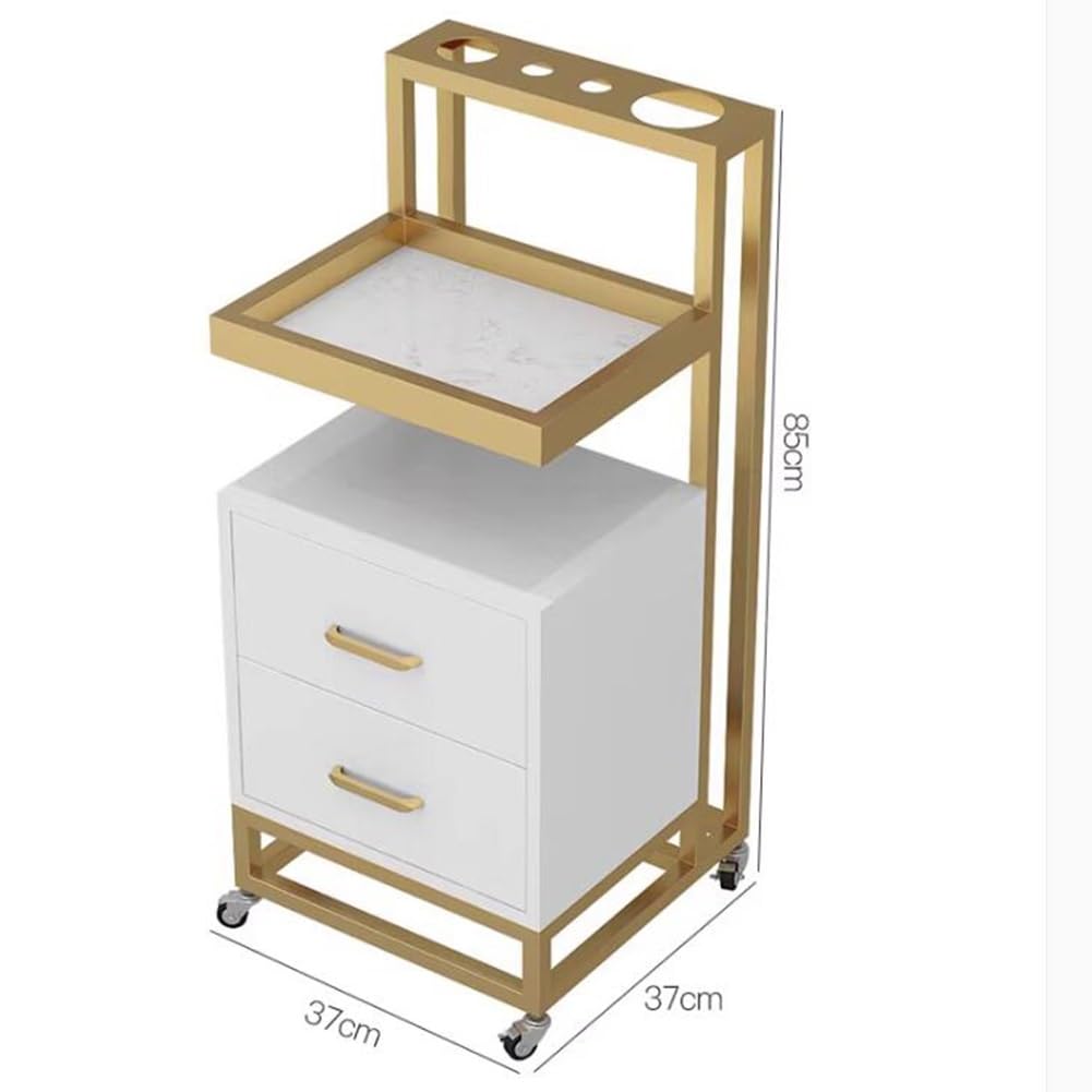 Generico Carrello per Parrucchiere, mobiletto portaoggetti per postazioni da Barbiere, postazione per Parrucchiere, Carrello per Salone di Bellezza, postazione per Salone di Bellezza per Parrucchiere