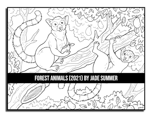 Forest Animals: An Adult Coloring Book with 50 Adorable Images of Woodland Creatures, Beautiful Flowers, Nature Scenes, and More! - Image 48