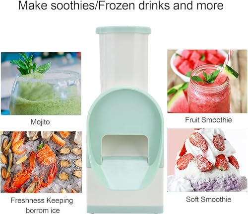 Image of Ice Shaver with Built-in Rechargeable Batteries, Perfect for Outdoor and Home Use, Portable Shaved Ice Machine, Snow Cone Machine, Smart Ice Crusher