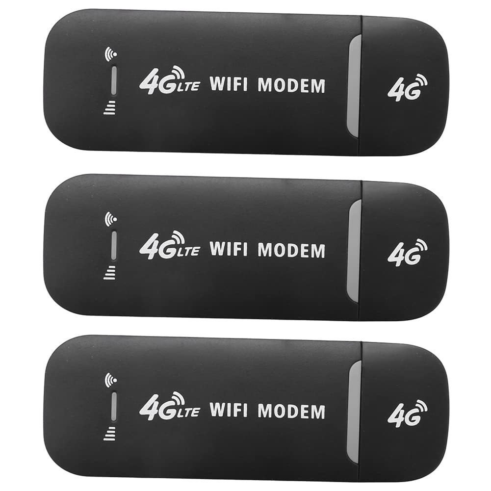 ISTOVO 3X Modem USB 4G Router WiFi Dongle USB 150 Mbps con Slot per Scheda SIM Car Wireless Hotspot Pocket Mobile WiFi