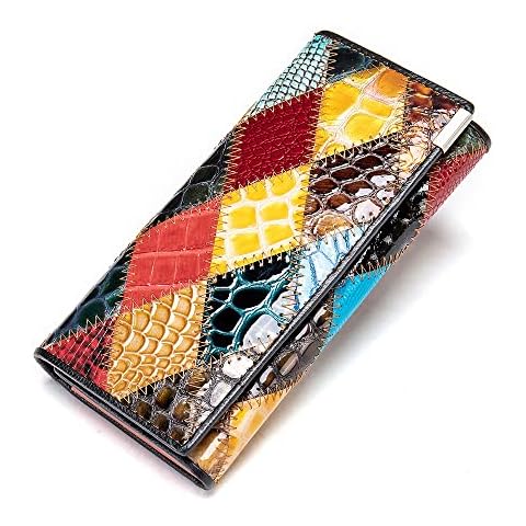 Segater Multicolor Long Wallet with Unique Design Cover