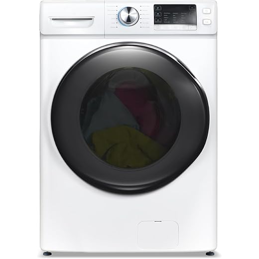 4.5 Cu. Ft. Front Load Washer, 120V, BFLW45M, White | Full Size Washing Machine with 12 Cycles, ENERGY STAR certified Washer Machine, Hot & Cold Inlet Hoses, LED Display