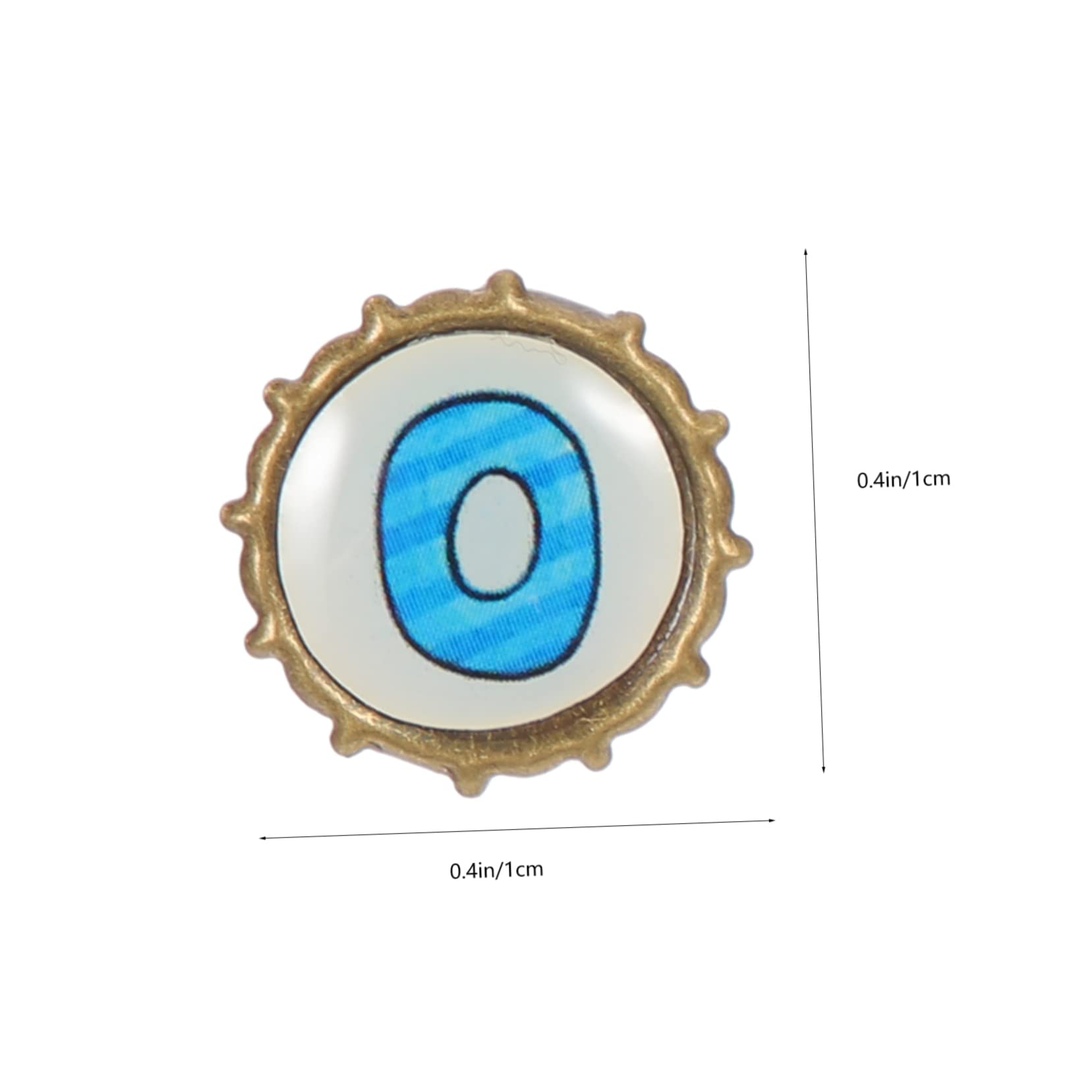 Hohopeti DIY Accessories 100pcs Decorative Paper Brads Brads for Craft Scrapbooking