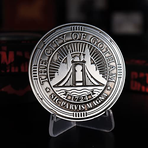 Medallón Batman Ciudad de Gotham edición limitada para decorar vitrinas de cómics 3