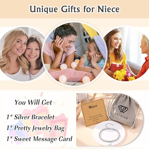 Image of Puzzle Bracelets for Women Girls, Birthday Mothers' Day Christmas Gifts for Granddaughter Niece Daughter sister Bestie