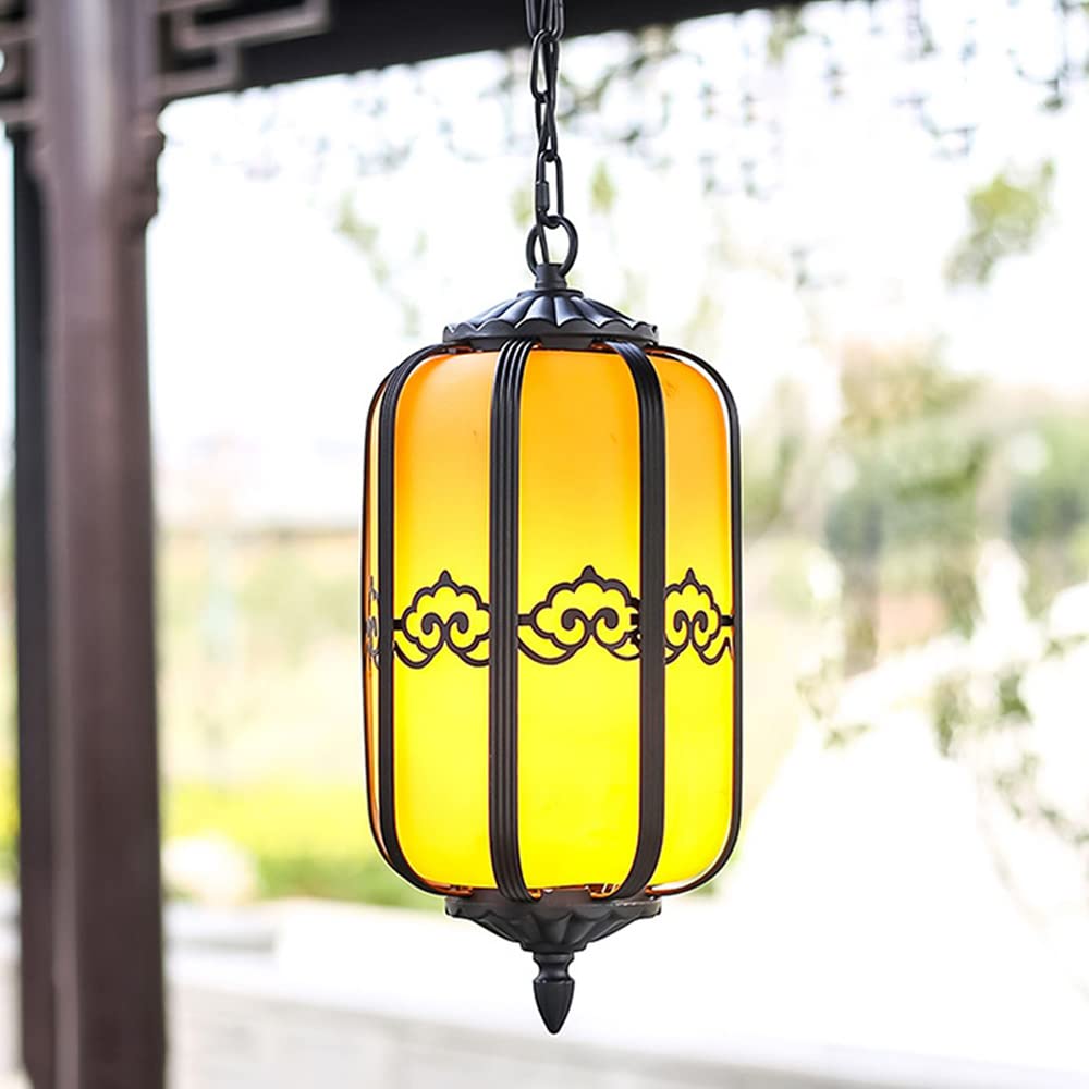Lampa zewnętrzna Lampa wisząca ogrodowa Brama Przedpokój Balkon Lampa wisząca Latarnia Wodoodporna antykorozyjna Korytarz Alejek Dziedziniec Przednie drzwi Lampy sufitowe