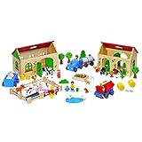 Auf spielerische Weise werden hier verschiedene Formen erkannt und schnell lernen die Kleinen welche Bauklötze am besten aufeinander passen