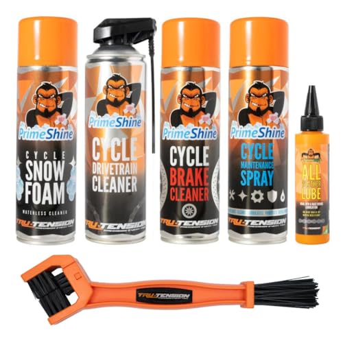Tru Tension | Bike Revive Bundle | Ultimate Bike Maintenance Kit | Bicycle Tools & Accessories | 6 Piece Bicycle Cleaning Kit