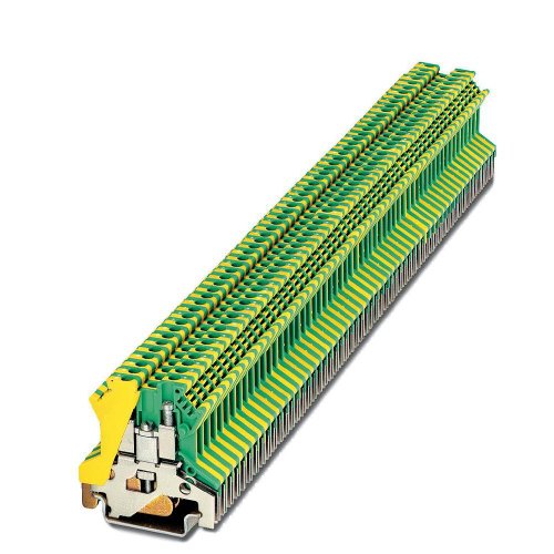 Phoenix Contact UISLKG 35 Schutzleiterklemme Einfach Grün/Gelb, 0.75 → 35mm² / 125A, Schraubanschluss