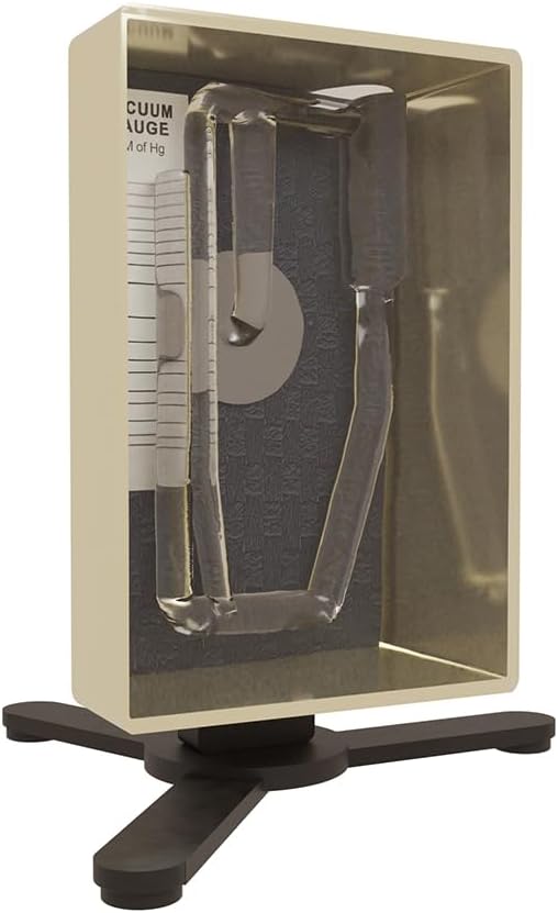 McLeod Gauge with Analog McLeod Gauge Without Mercury (Range: 10 to 0.01mm Hg) for Vacuum Pumps, Vacuum Ejectors | Industrial Vacuum Gauge | Model: IK-MCG-01