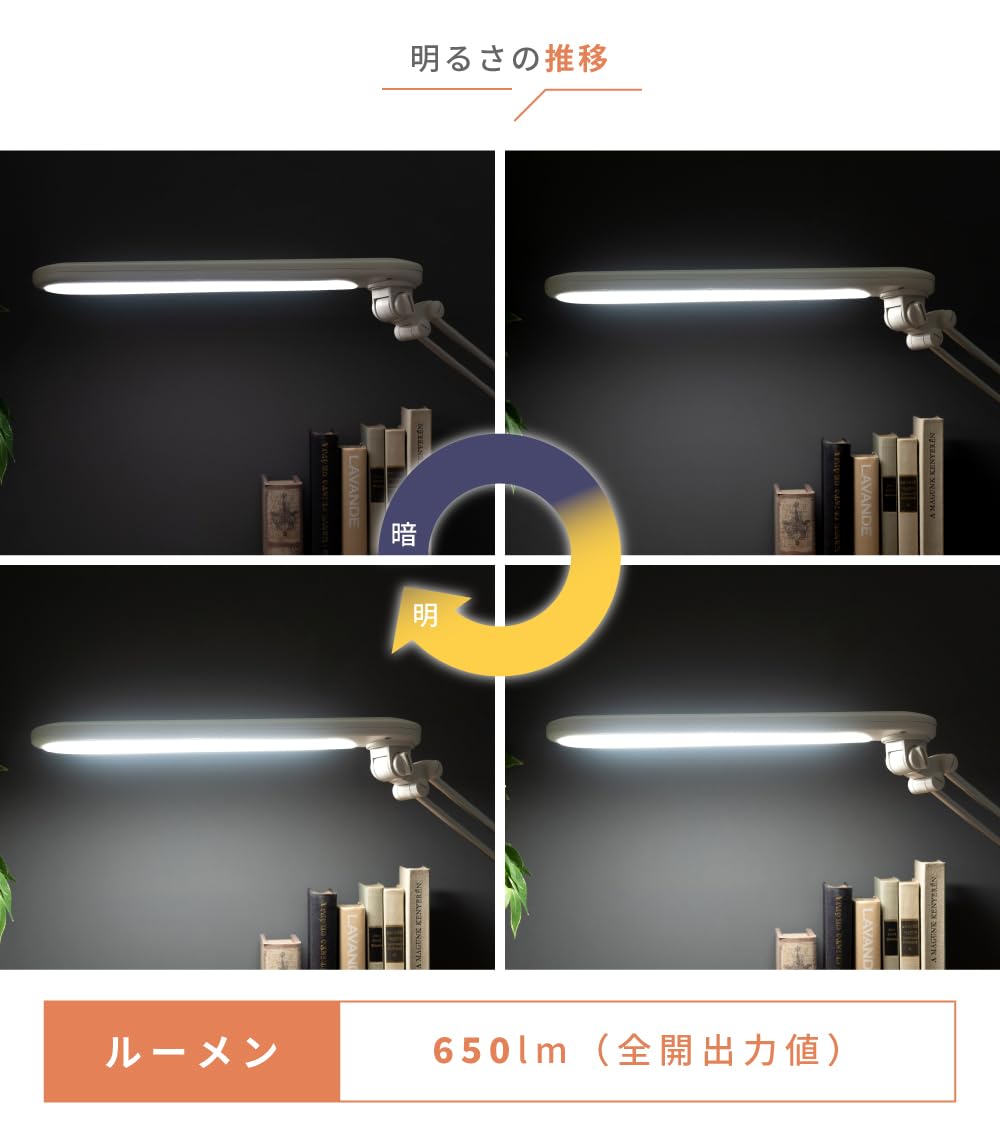 Amazon.co.jp: パレットライフ LED デスクライト スタンドライト