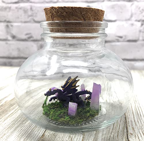 1 Inch Pet Dragon Purple Amethyst With Adoption Certificate #TOP3