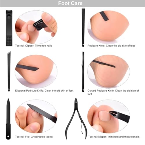 Groomarang 15pc Mens Manicure Kit - Stainless Steel Corrosion Resistant Nail Clipper Grooming Set Groomarang 15pc Mens Manicure Kit - Stainless Steel Corrosion Resistant Nail Clipper Grooming Set