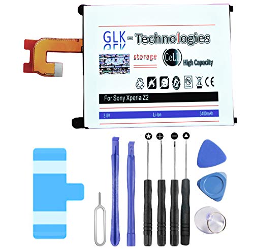 Garantía de devolución de Dinero – Compra sin Riesgo. GLK Technologies® LIS1543ERPC   Batería para Sony Ericsson Xperia Z2 L50W (3400 mAh)