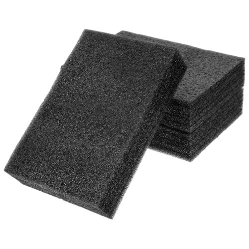 Base de feutrage à l'aiguille Hoement en coton perlé noir, bloc de protection DIY x3