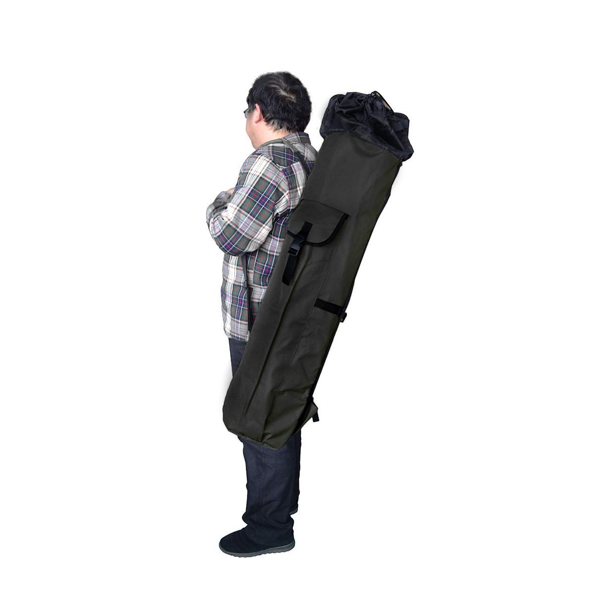 Powcan Sac de pêche Oxford Portable Haute capacité pour Canne à pêche - Organiseur de Transport pour Canne à pêche - Étanche - pour Les pêcheurs