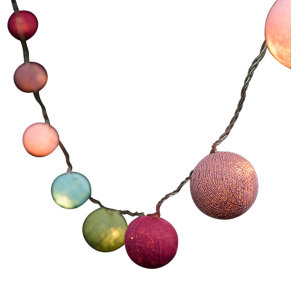 Blaze On Ambient Ball Fairy Lights - Portobello - 30 LED USB Plug Included