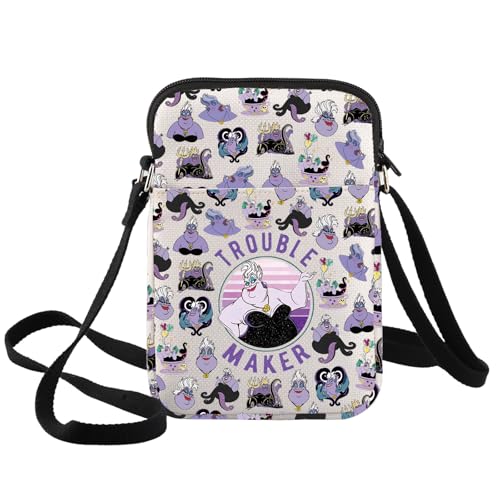 BWWKTOP Villains Ursula Crossbody Bag Sea Witches Fans Gift Trouble Maker Ursula Shoulder Bag Ursula Merchandise