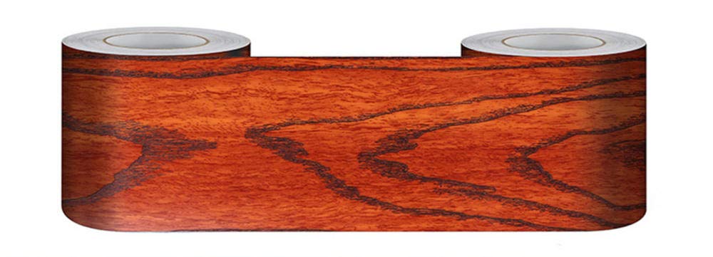 uoXHFdh Self-Adhesive Wallpaper Border Multicolor Multiple Sizes(Red Sandalwood,30 x 500 cm)