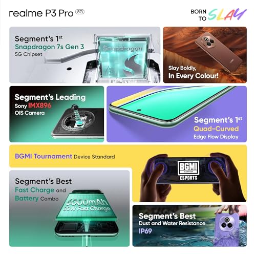 Image of realme P3 Pro Smartphone 12+256GB Saturn Brown