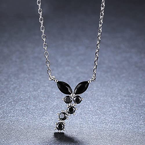 Pendentif fiançailles papillon fleurs qui ne noircit pas - 4