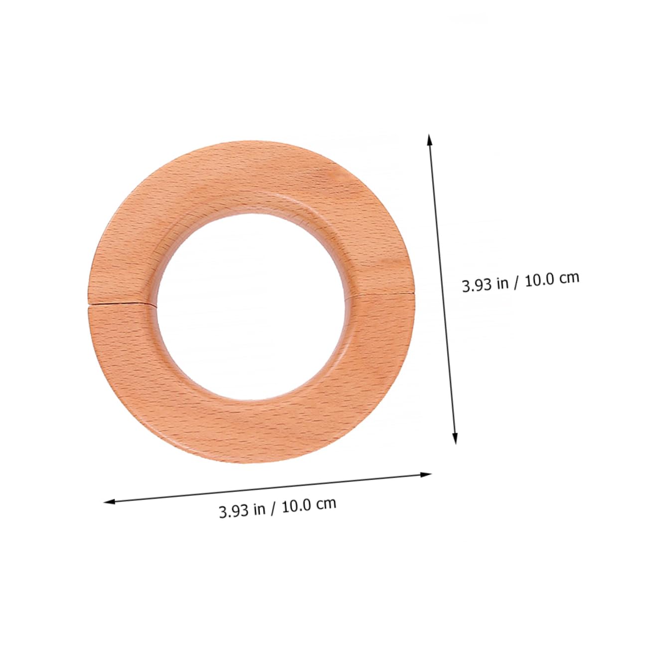 Alipis 6pièces Attaches à Rideaux Magnétiques Bois Embrasses Décoratives pour Draps Accessoires De Maison Pratiques