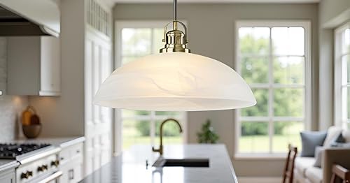 Miniatura 9 de Aspen Creative 23099-11 Pantalla de cristal de repuesto contemporánea de alabastro para lámpara torchiere de casquillo de base mediana, lámpara