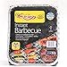 2 x barbecue usa e getta con gambe in acciaio e carbone di calore istantaneo estivo essenziale (confezione da 2)