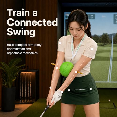 HERZ The Connector Golf Swing Trainer - Golf Training Aid Ball for Arm Body Connection, Upgraded Foam Swing Corrector for Driving Range Backyard Course Practice, All Skill Levels - image 2