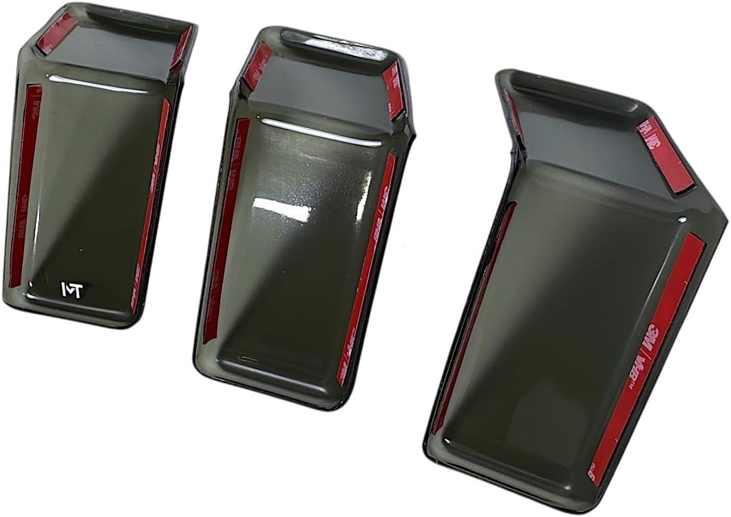 TML Smoked Acrylic Light Covers for 2024+ Ford Mustang (6-Piece Taillight Covers)