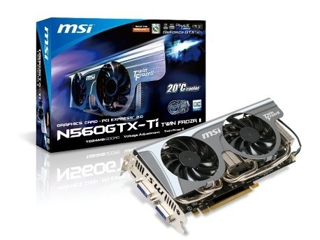 MSI NVIDIA GeForce GTX 560 Ti搭載ビデオカード N560GTX-TI Twin Frozr II OC