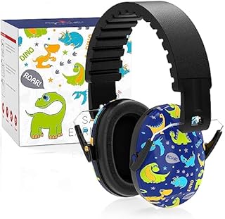 RIIKUNTEK Kids Ear Defender, SNR 27dB Ear Defenders for Children, Noise Cancelling Headphones for Kids, Kids Ear Protection, Hearing Protection, Noise Reduction Ear Muffs for Fireworks,Concerts, Blue