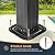 HAPPATIO 12' x 20' Hardtop Gazebo - Galvanized Steel Patio Double Roof Aluminum Gazebo with Curtains and Netting, Metal Permanent Pavilion Outdoor Gazebos for Patios, Gardens, and Lawns (Gray)