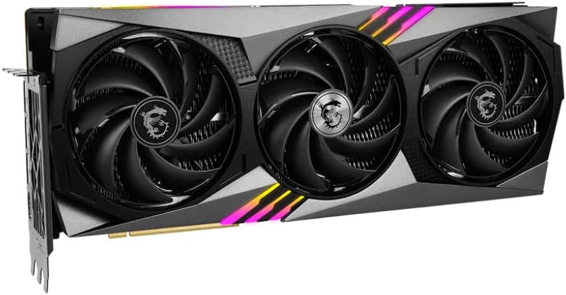 MSI Gaming GeForce RTX 4070 Ti 12GB GDRR6X 192-Bit HDMI/DP Nvlink Tri-Frozr 3 Ada Lovelace Architecture Graphics Card (RTX 4070 Ti Gaming Trio 12G)