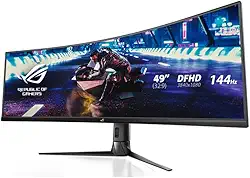 Monitor Gamer Asus ROG Strix 49 Curvo UltraWide 144Hz HDMI DisplayPort - XG49VQ