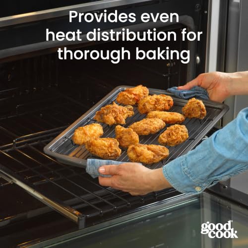 GoodCook Nonstick Carbon Steel Baking Pan & Raised - Image 6
