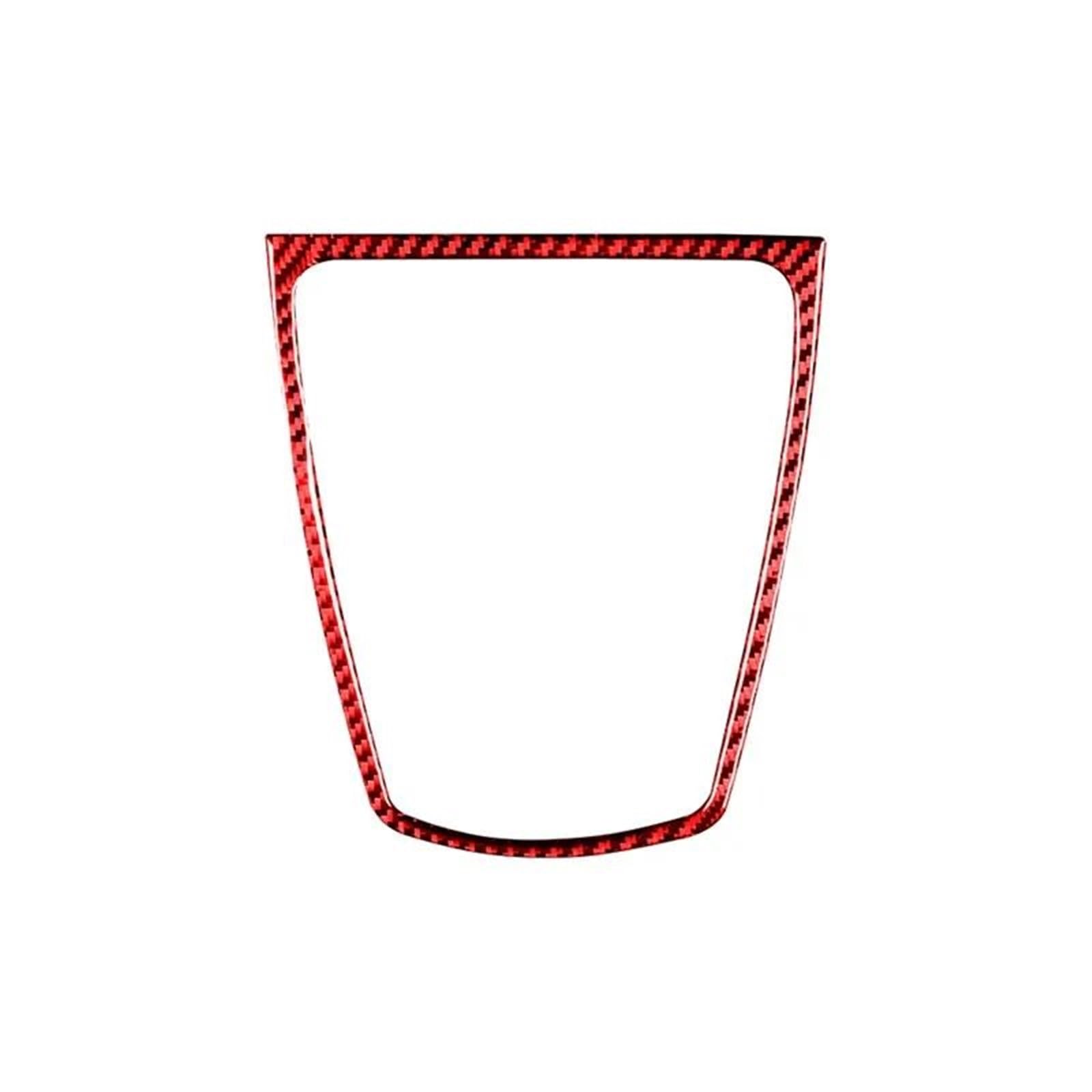 Hqgqcezek Red Interior Decal Trim For 5 Series F10 F18 2011-2017 Gt5 F07 Carbon Fiber Interior Car Dashboard Center Horn Trim Cover Frame Stickers