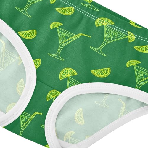 Wine Lemon Green Toddler Girls's Underwear 2T 23031804