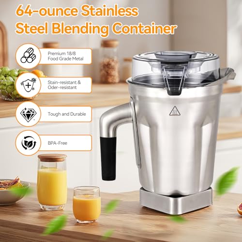 Contenedor acero inoxidable 64 Oz para licuadoras Vitamix miniatura 3