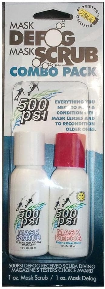 500 PSI DEFOG/MASK SCRUB PACK