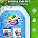 Inflatable Pool with Canopy, Large Inflatable Swimming Pool for Kids,Adult, Blow Up Pools with Seats,Backrest.Durable Thickened Inflatable Family Pools for Backyard,118