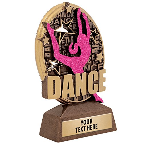 Escultura de danza de 5 1/4 pulgadas Crown Awards miniatura 2