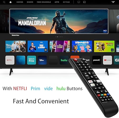 Image of Universal Remote Control for All Samsang TV Remote Compatible All Samsung LCD LED HDTV 3D Smart TVs Models (for Samsung TV Remote)