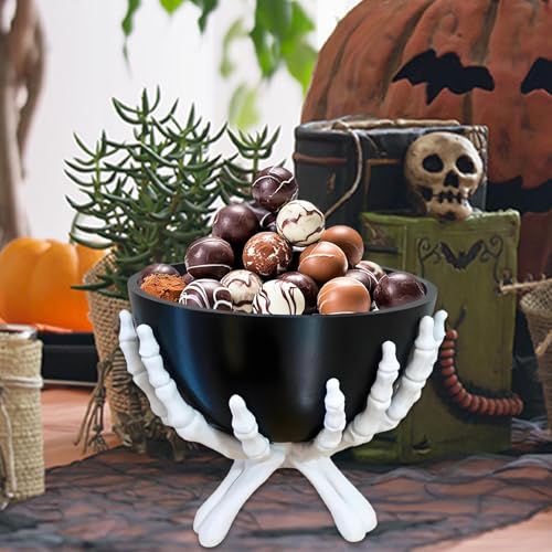Cuenco de dulces de Halloween original como plato decorativo gótico 4