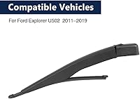 Vista 3 de X AUTOHAUX Juego de brazos de limpiaparabrisas trasero para Ford Explorer 2011-2019 11 pulgadas 11.220 in