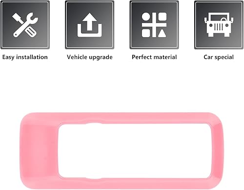 Miniatura 5 de RAZPOY Bronco - Cubierta de botón para interruptor de faros delanteros, panel de interruptor de lámpara de faros delanteros compatible con