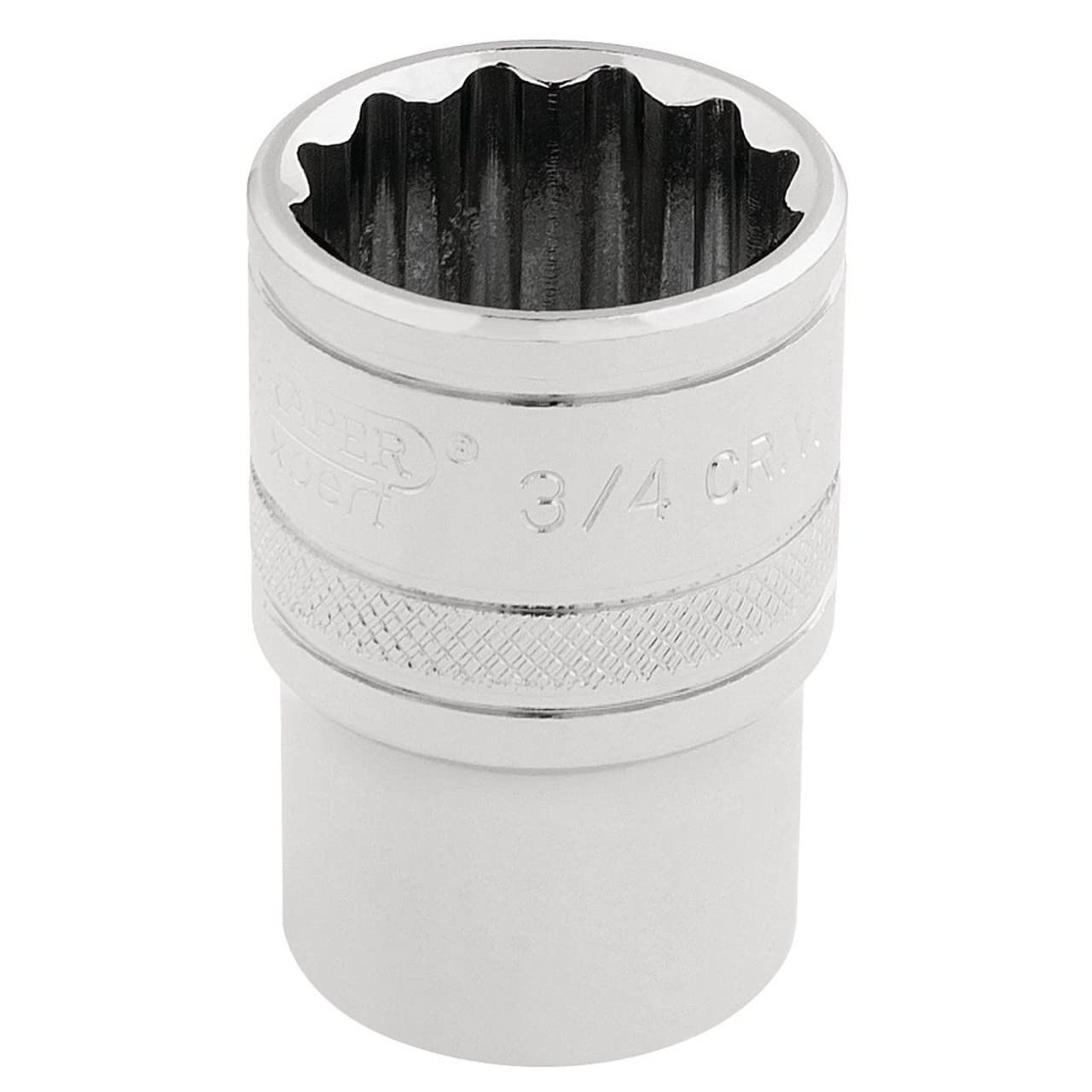 Draper 33660 Draper Expert HI-TORQ 12 Point Socket 1/2"" Sq Dr 3/4""