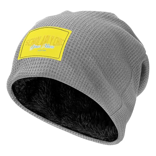 Bonnet en grosse maille gaufrée pour une douceur et chaleur hivernales