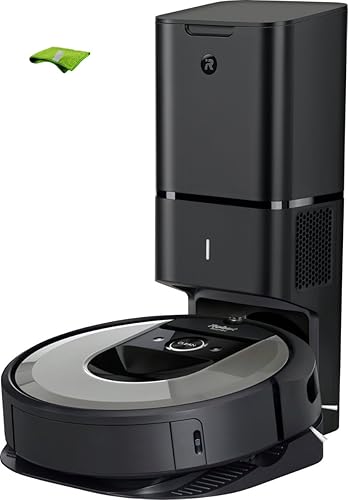 iRobot Roomba i8+ (8550) Robot aspirador con vaciado automático, eliminación automática de suciedad, se vacía hasta 60 días, Wi-Fi, compatible con